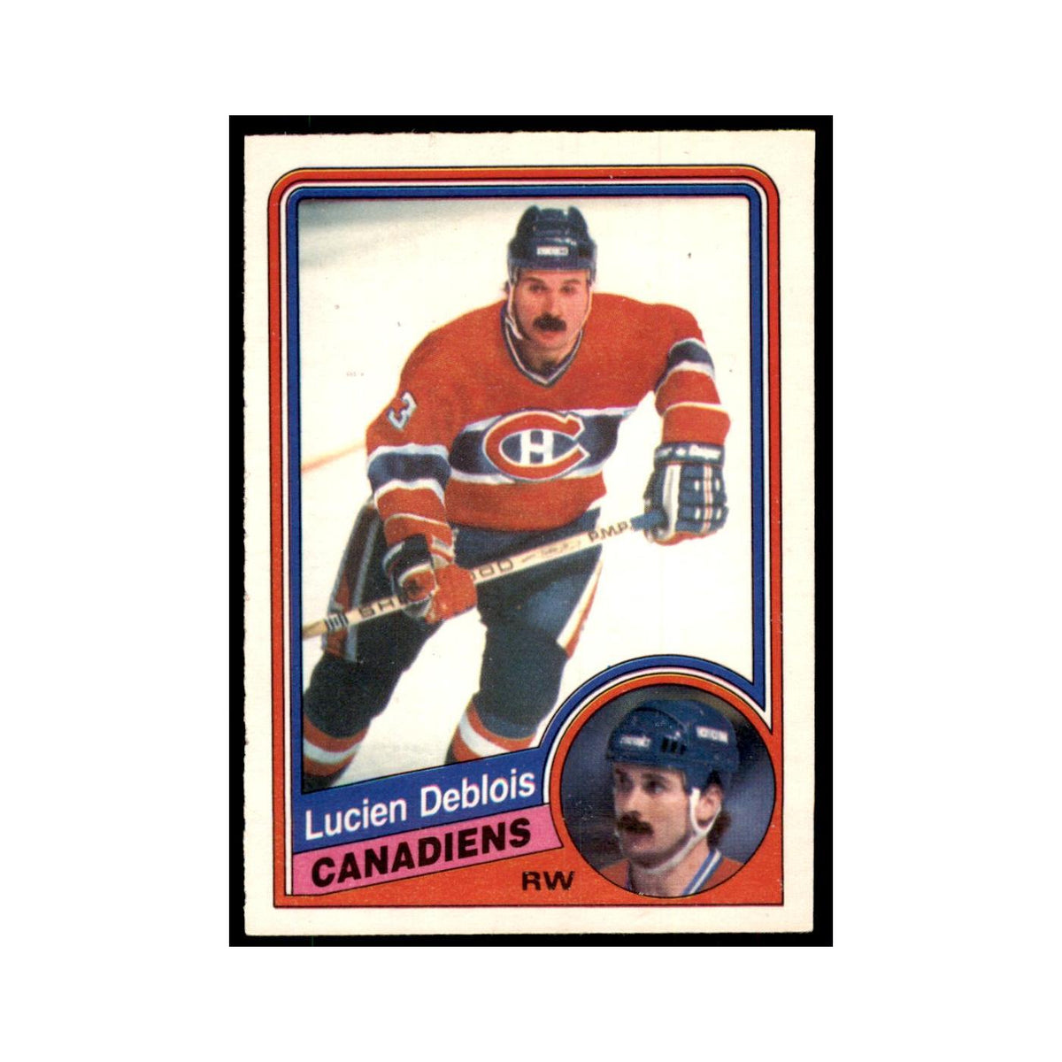 1984 O-Pee-Chee Lucien DeBlois Montreal Canadiens #260