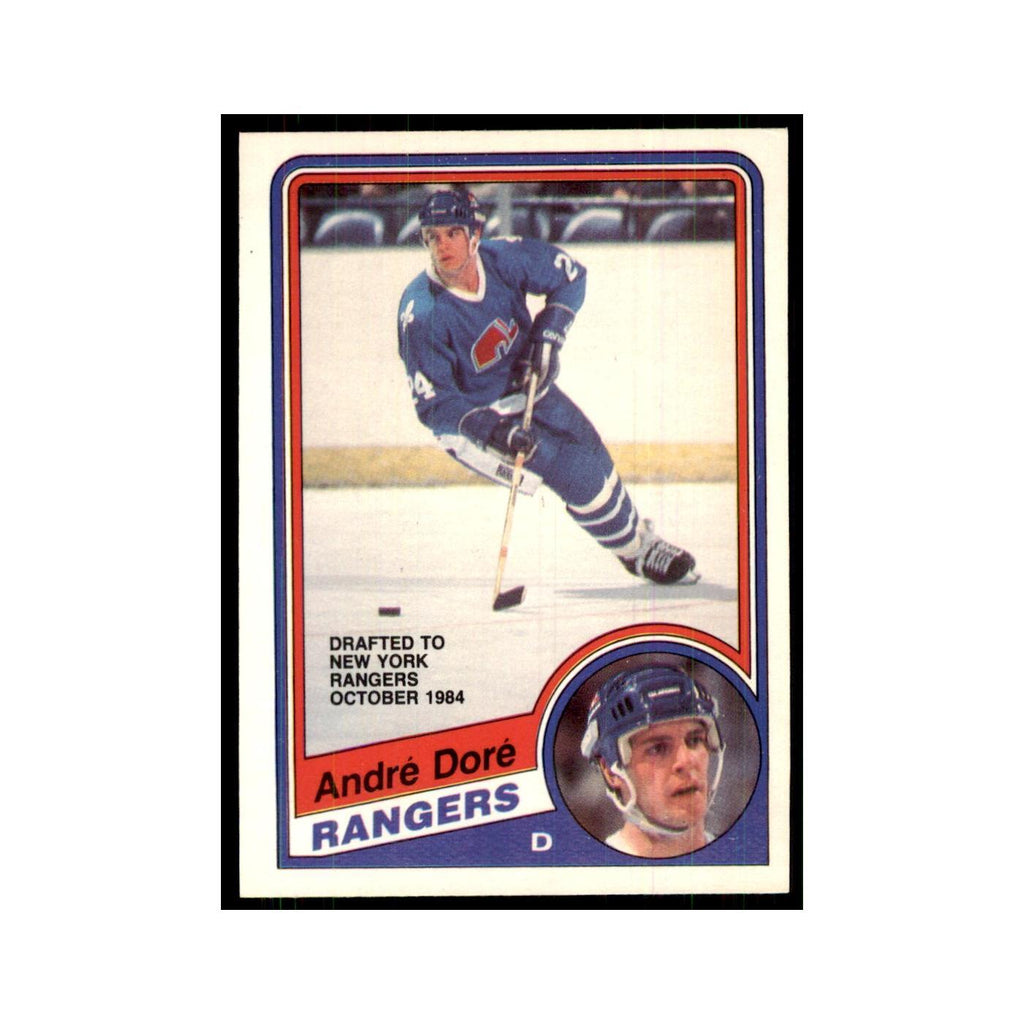 1984 O-Pee-Chee Andre Dore New York Rangers #279