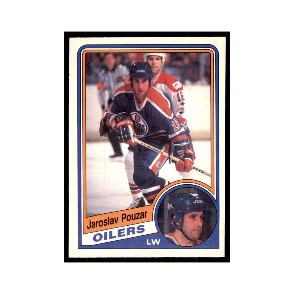 1984 O-Pee-Chee Jaroslav Pouzar Edmonton Oilers #256