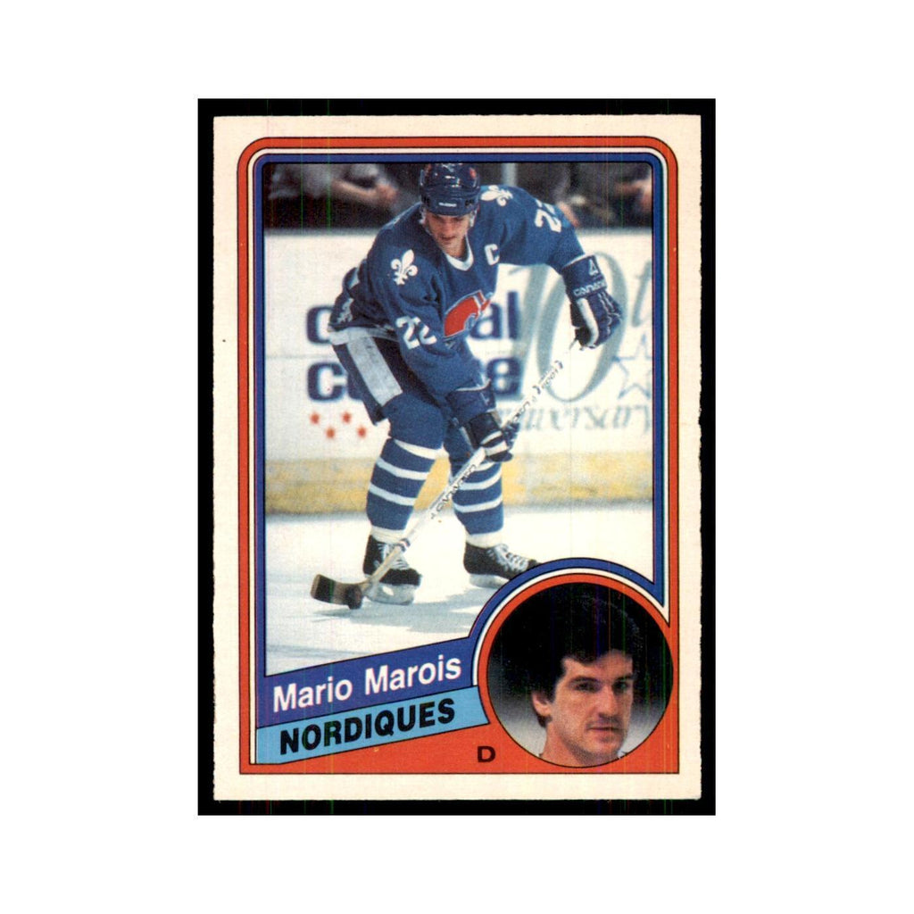1984 O-Pee-Chee Mario Marois Quebec Nordiques #282