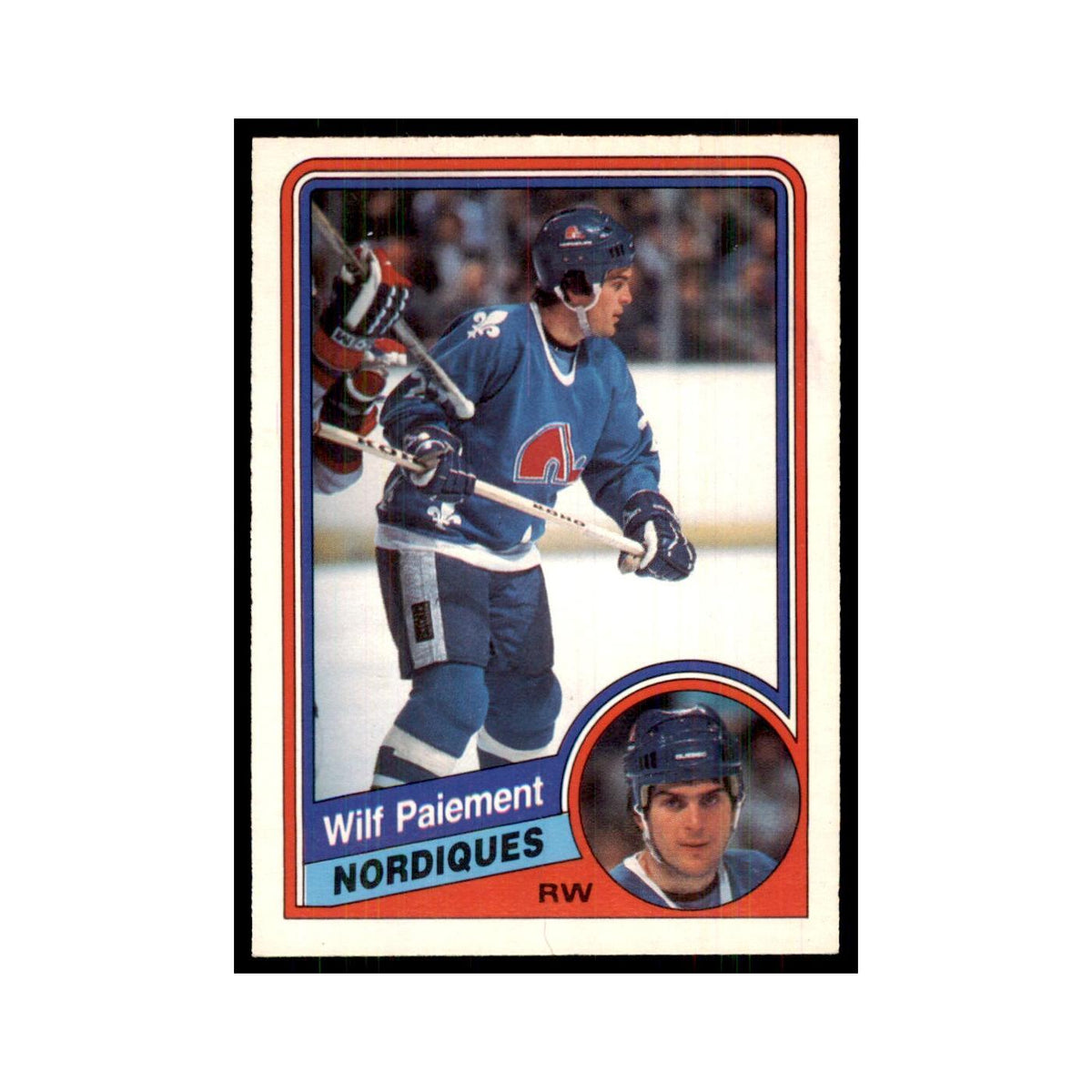 1984 O-Pee-Chee Wilf Paiement Quebec Nordiques #285