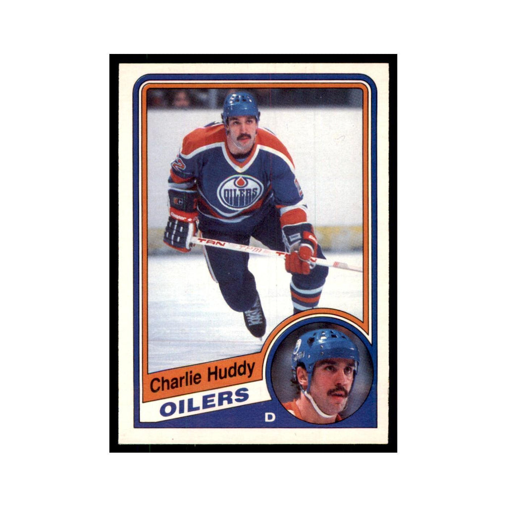 1984 O-Pee-Chee Charlie Huddy Edmonton Oilers #244