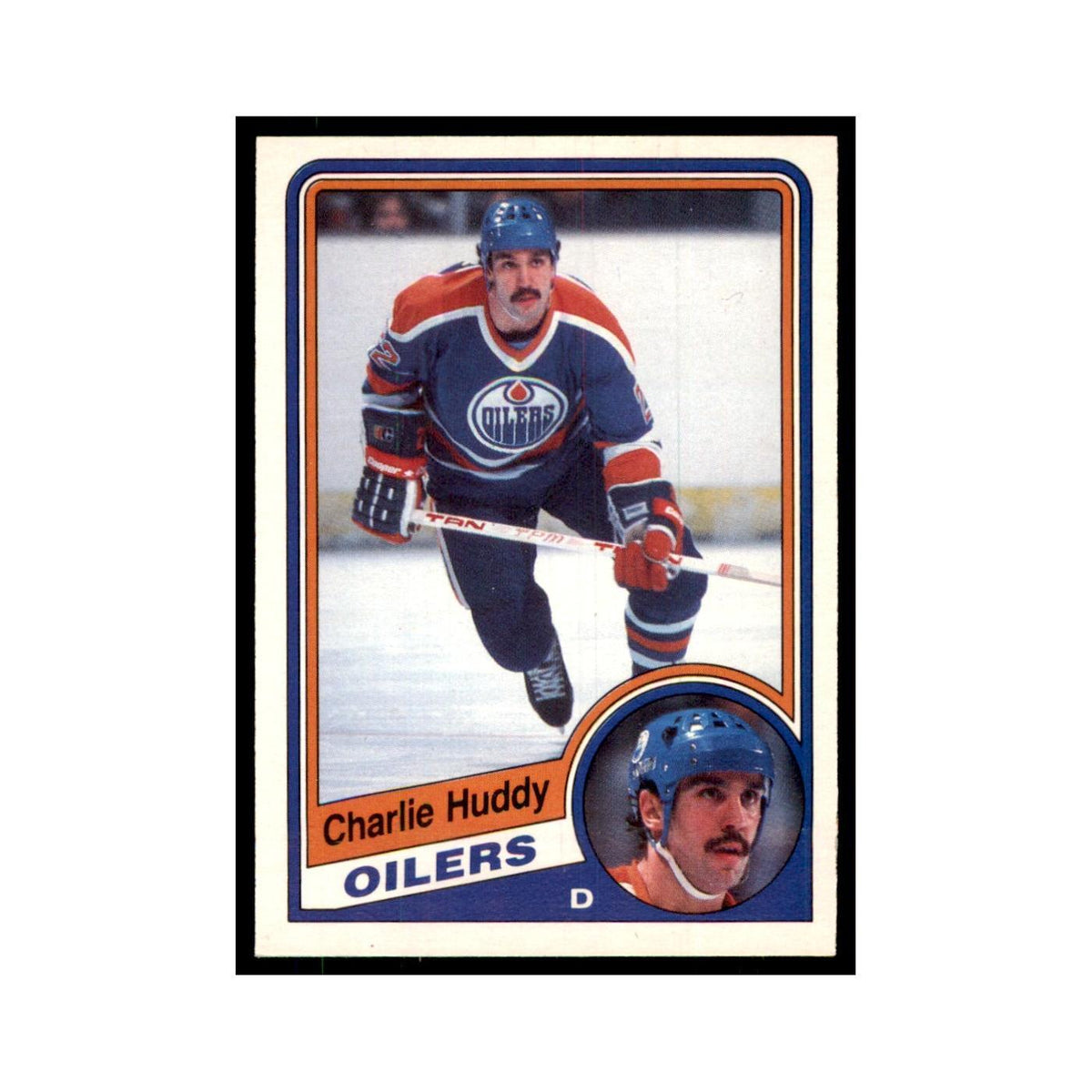 1984 O-Pee-Chee Charlie Huddy Edmonton Oilers #244