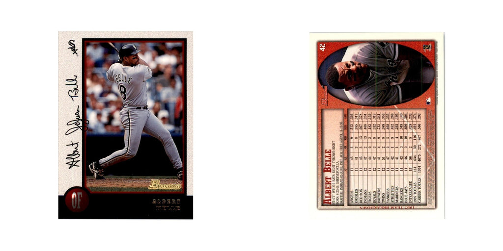 1998 Bowman Albert Belle Baseball Cards #42