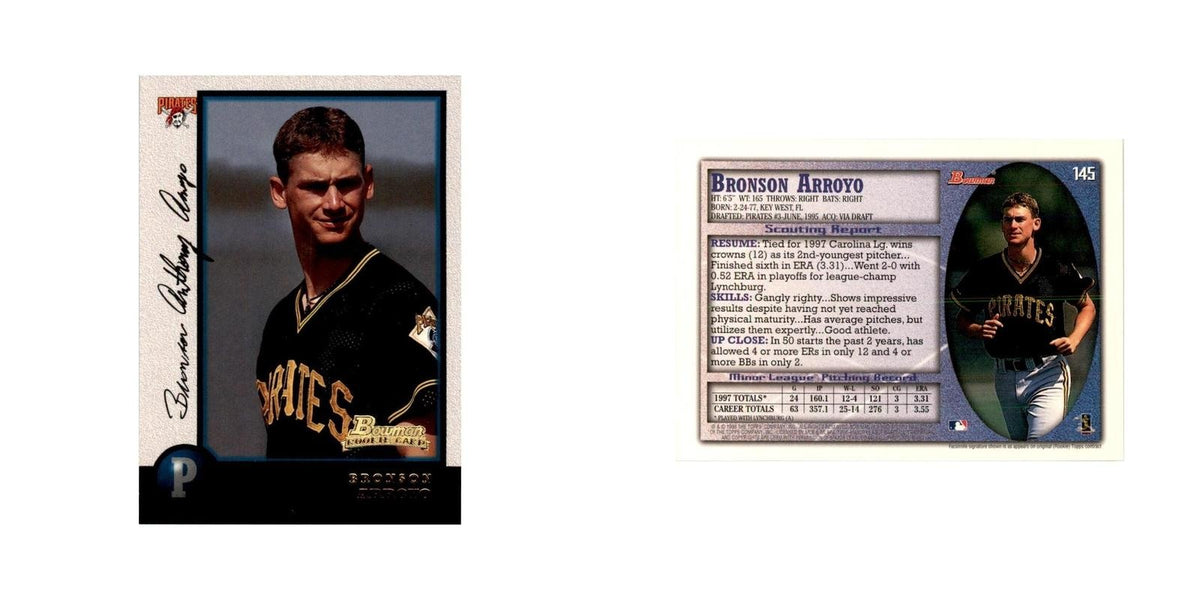 1998 Bowman Bronson Arroyo Baseball Cards #145