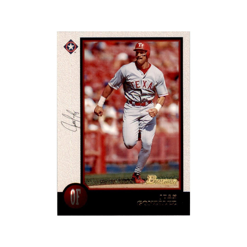 1998 Bowman Juan Gonzalez Baseball Cards #66