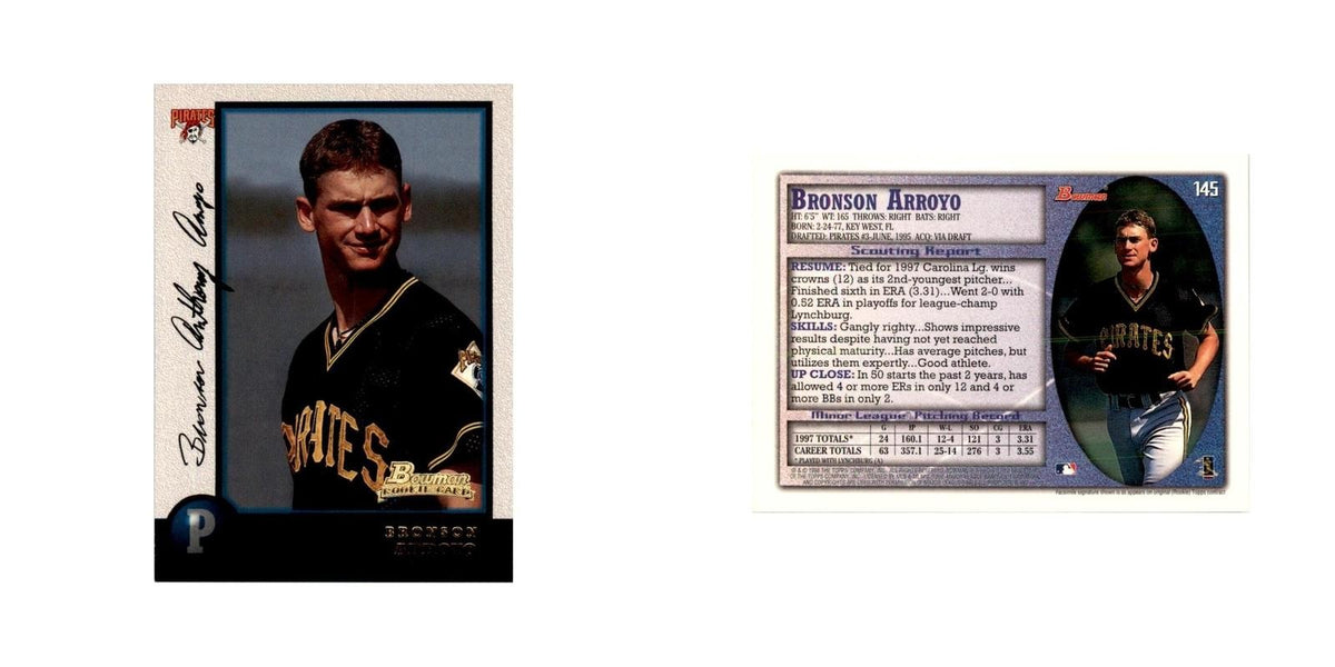 1998 Bowman Bronson Arroyo Baseball Cards #145