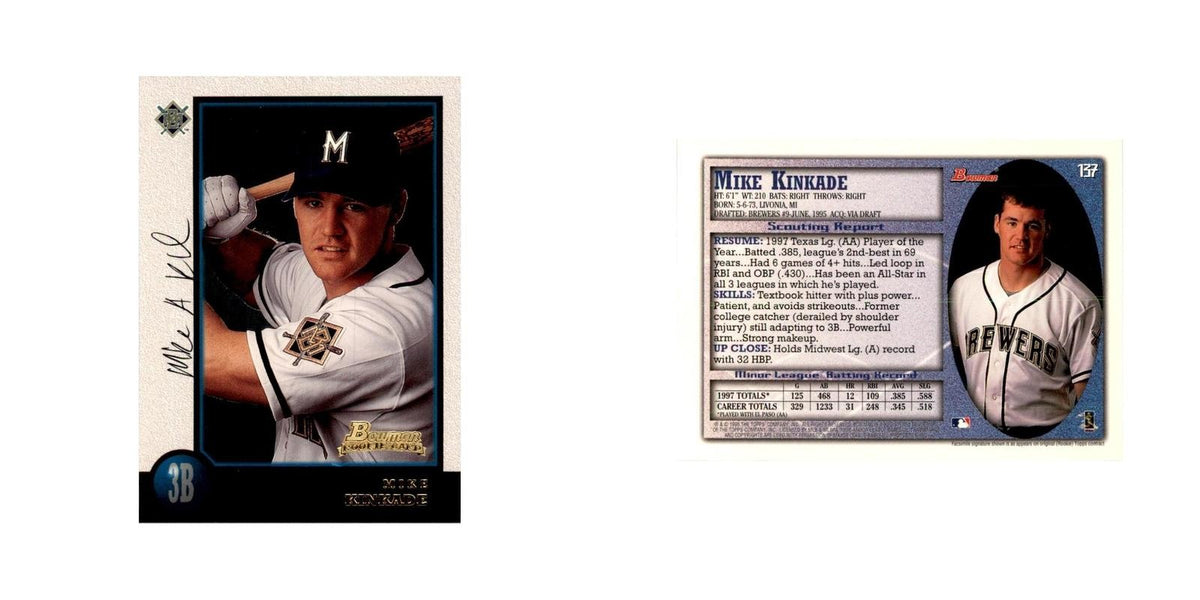 1998 Bowman Mike Kinkade Baseball Cards #137