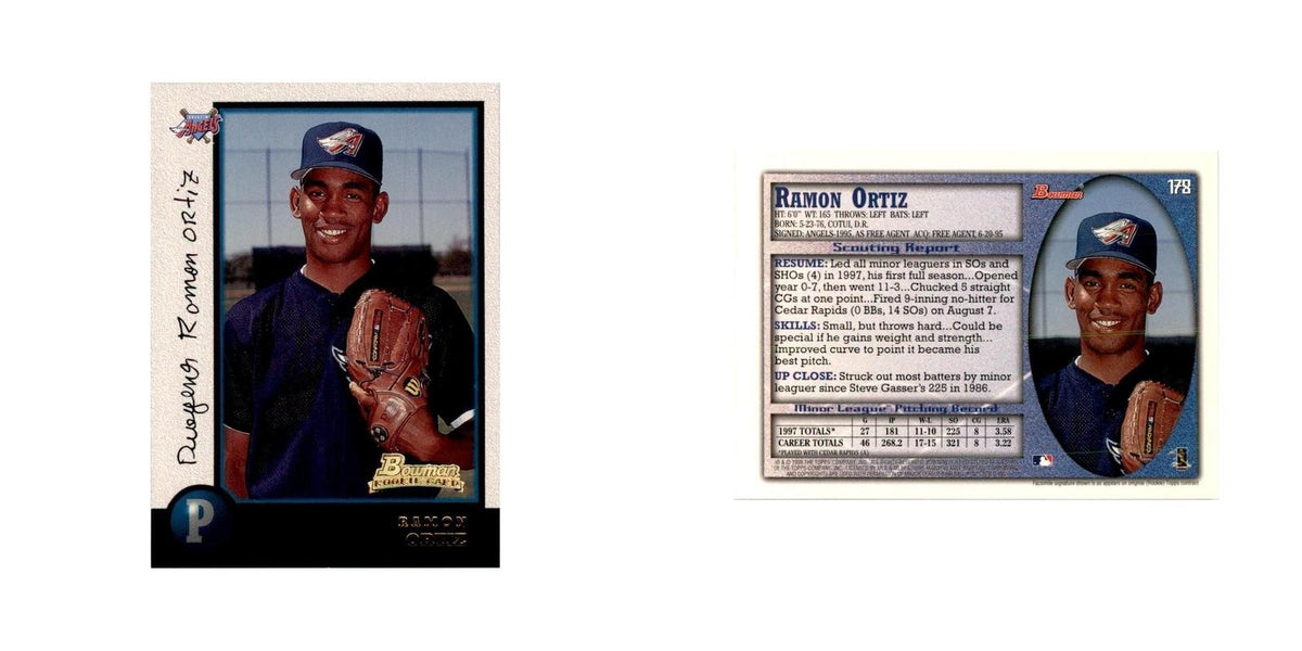 1998 Bowman Ramon Ortiz Baseball Cards #178