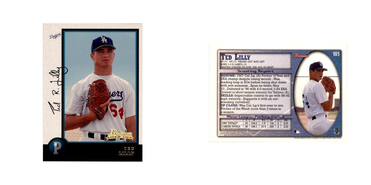 1998 Bowman Ted Lilly Baseball Cards #183