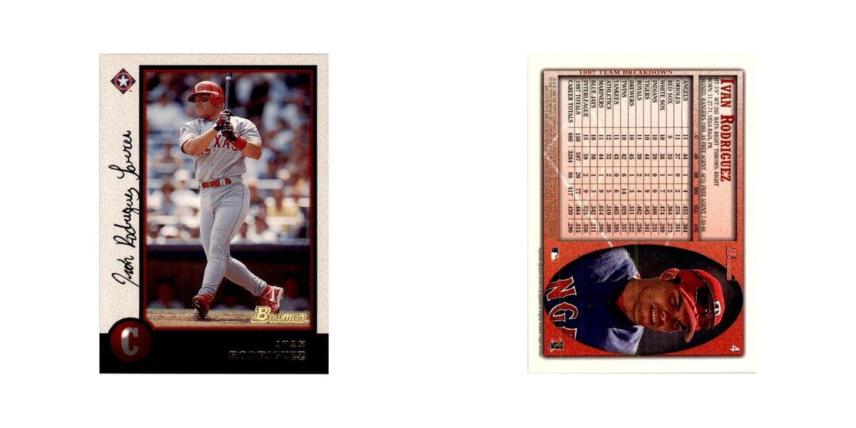 1998 Bowman Ivan Rodriguez Baseball Cards #4