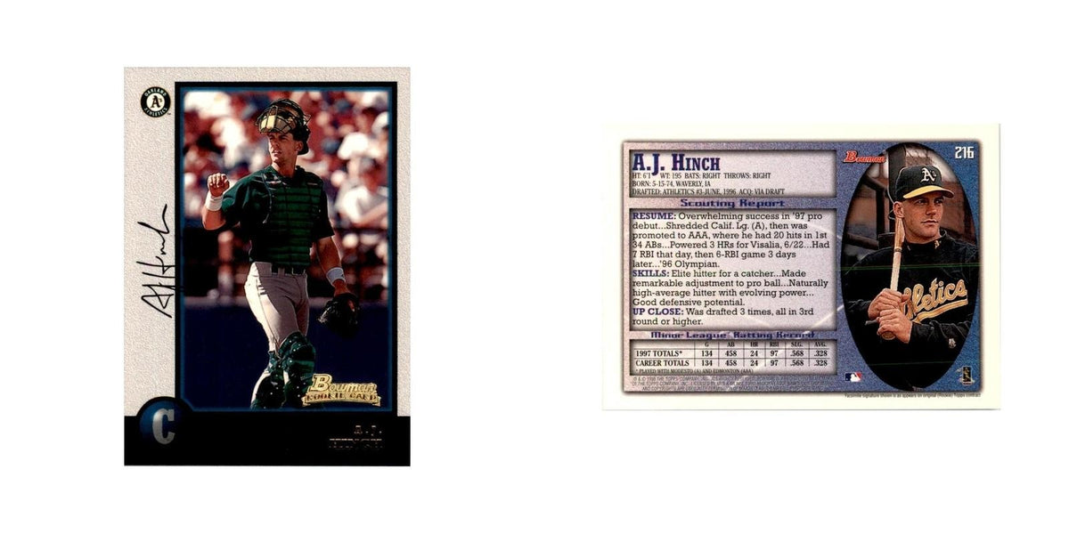 1998 Bowman A.J. Hinch Baseball Cards #216