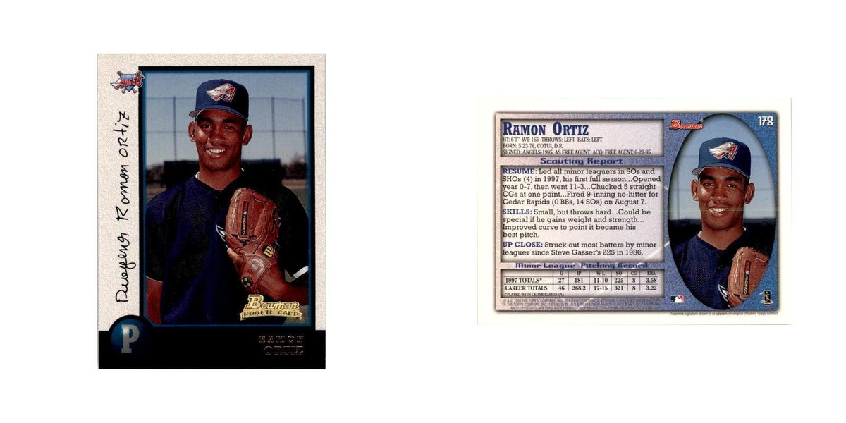 1998 Bowman Ramon Ortiz Baseball Cards #178