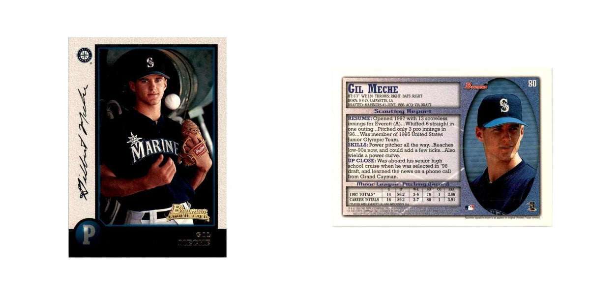 1998 Bowman Gil Meche Baseball Cards #80
