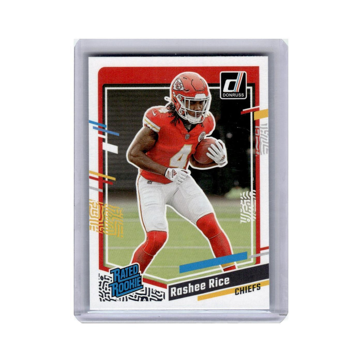 Rashee Rice 2023 Donruss Rated Rookie #350 Kansas City Chiefs Football Card NM