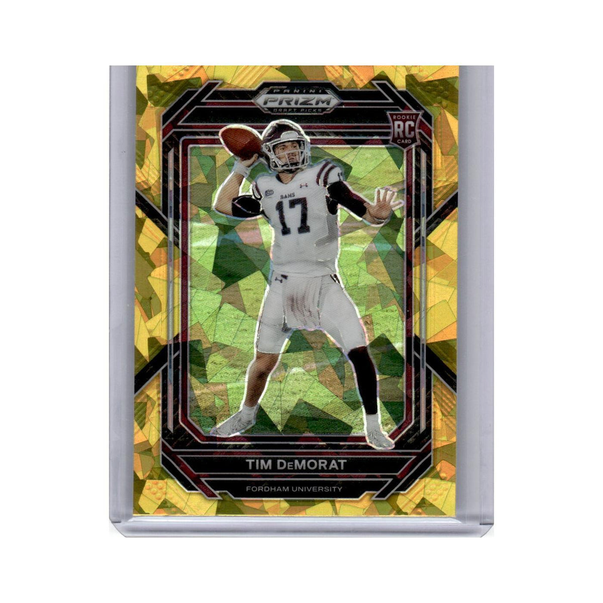 Tim DeMorat Rookie 2023 Panini Prizm Draft Picks Gold Ice #114 Fordham Rams NM