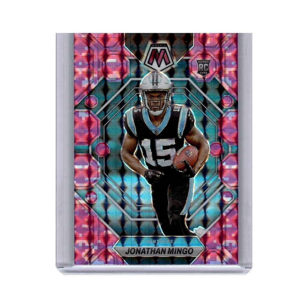 Jonathan Mingo Rookie 2023 Panini Mosaic Camo Pink #336 Carolina Panthers NM