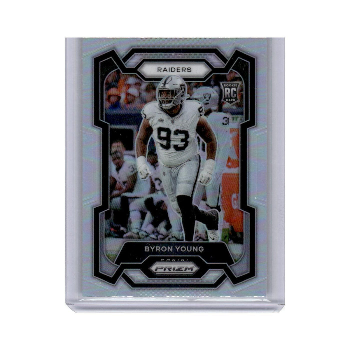 Byron Young Rookie 2023 Panini Prizm Silver #355 Las Vegas Raiders NM