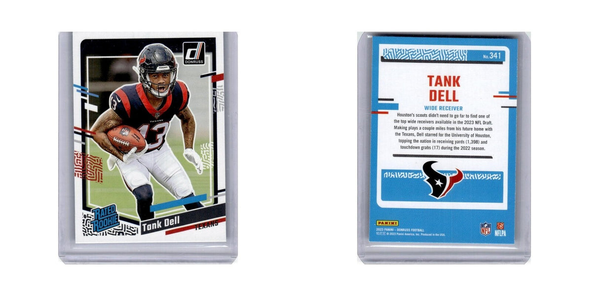 Tank Dell 2023 Donruss Rated Rookie #341 Houston Texans Football Card NM