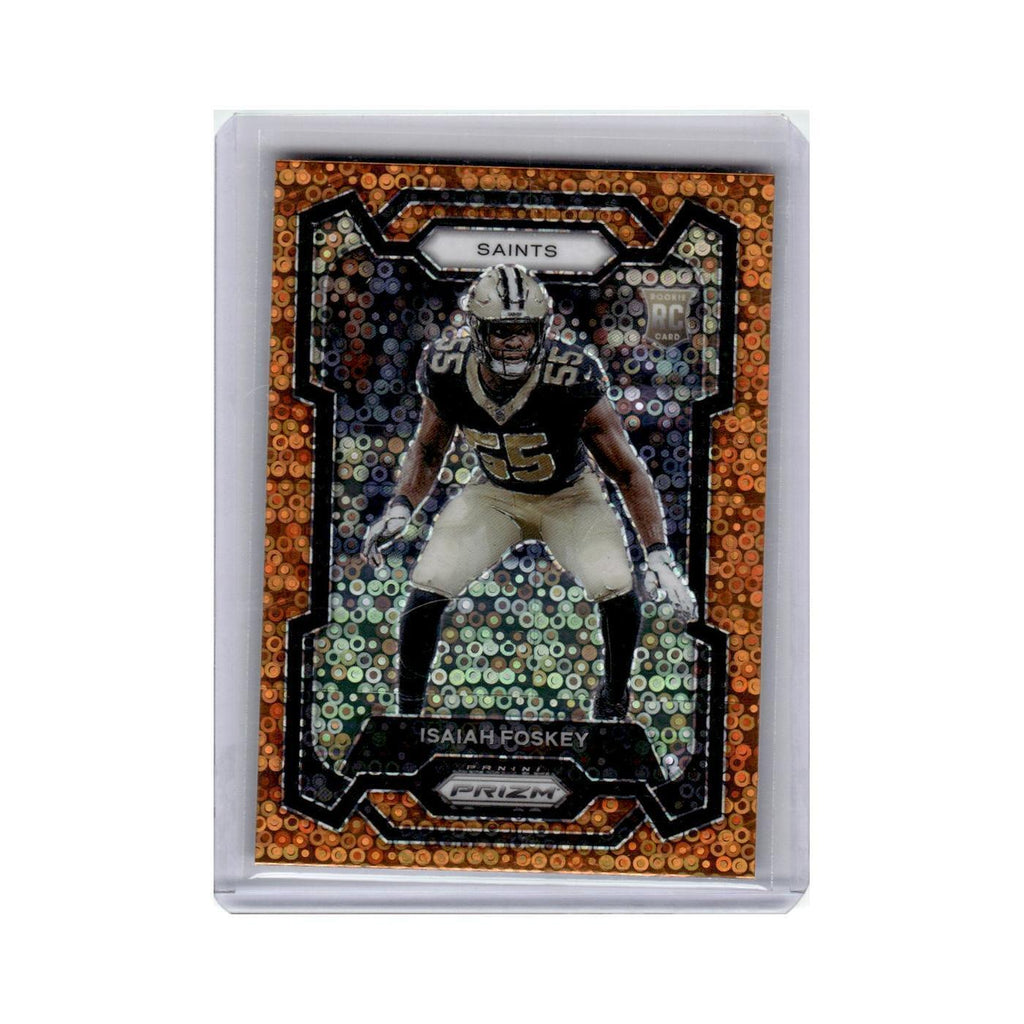 Isaiah Foskey Rookie 2023 Panini Prizm Orange #373 New Orleans Saints NM