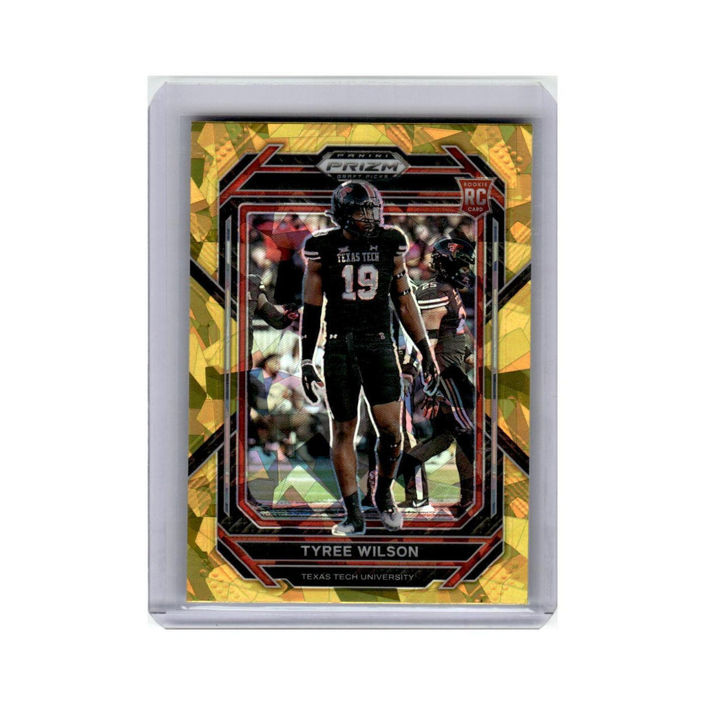 Tyree Wilson Rookie 2023 Panini Prizm Draft Picks Gold Ice #164 NM