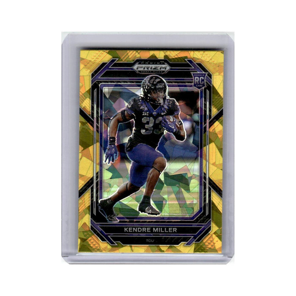 Kendre Miller Rookie 2023 Panini Prizm Draft Picks Gold Ice #119 NM