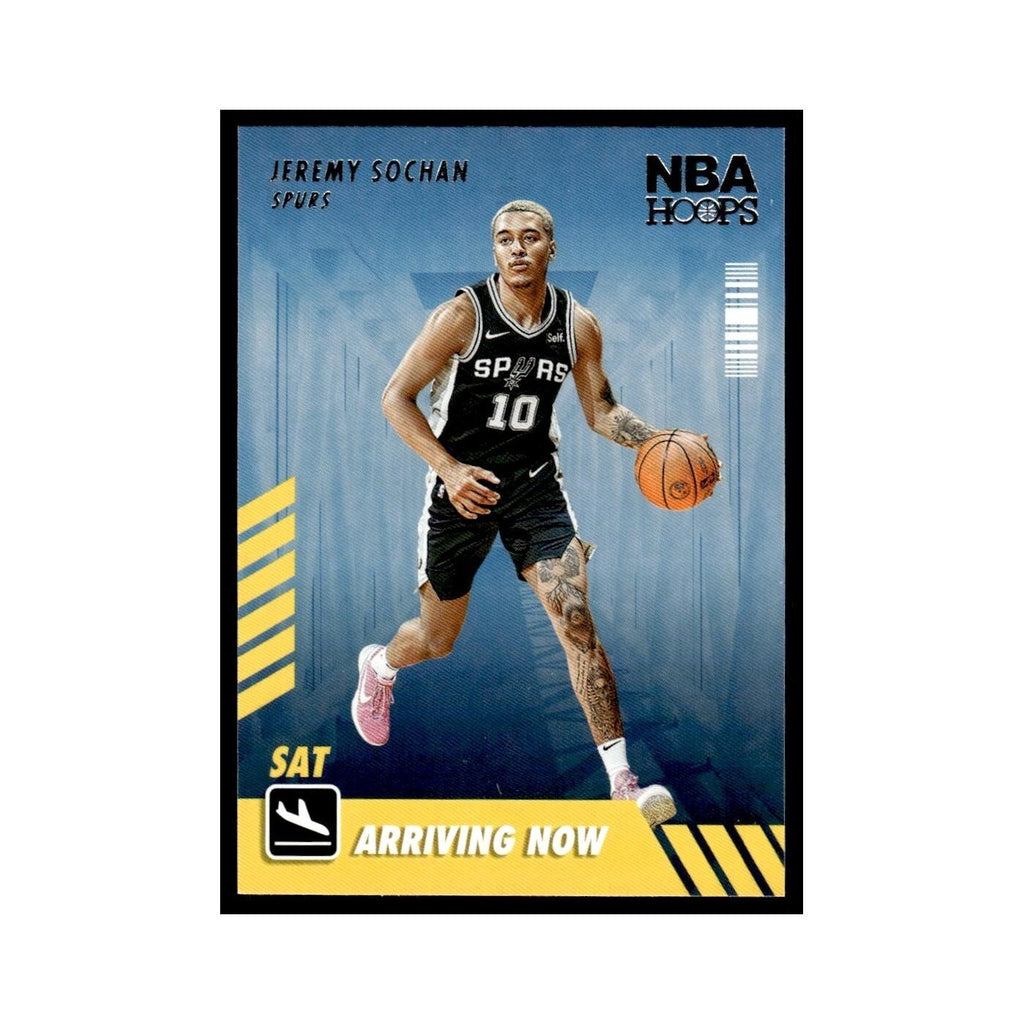 Jeremy Sochan 2022 NBA Hoops #9 San Antonio Spurs Basketball Card NM