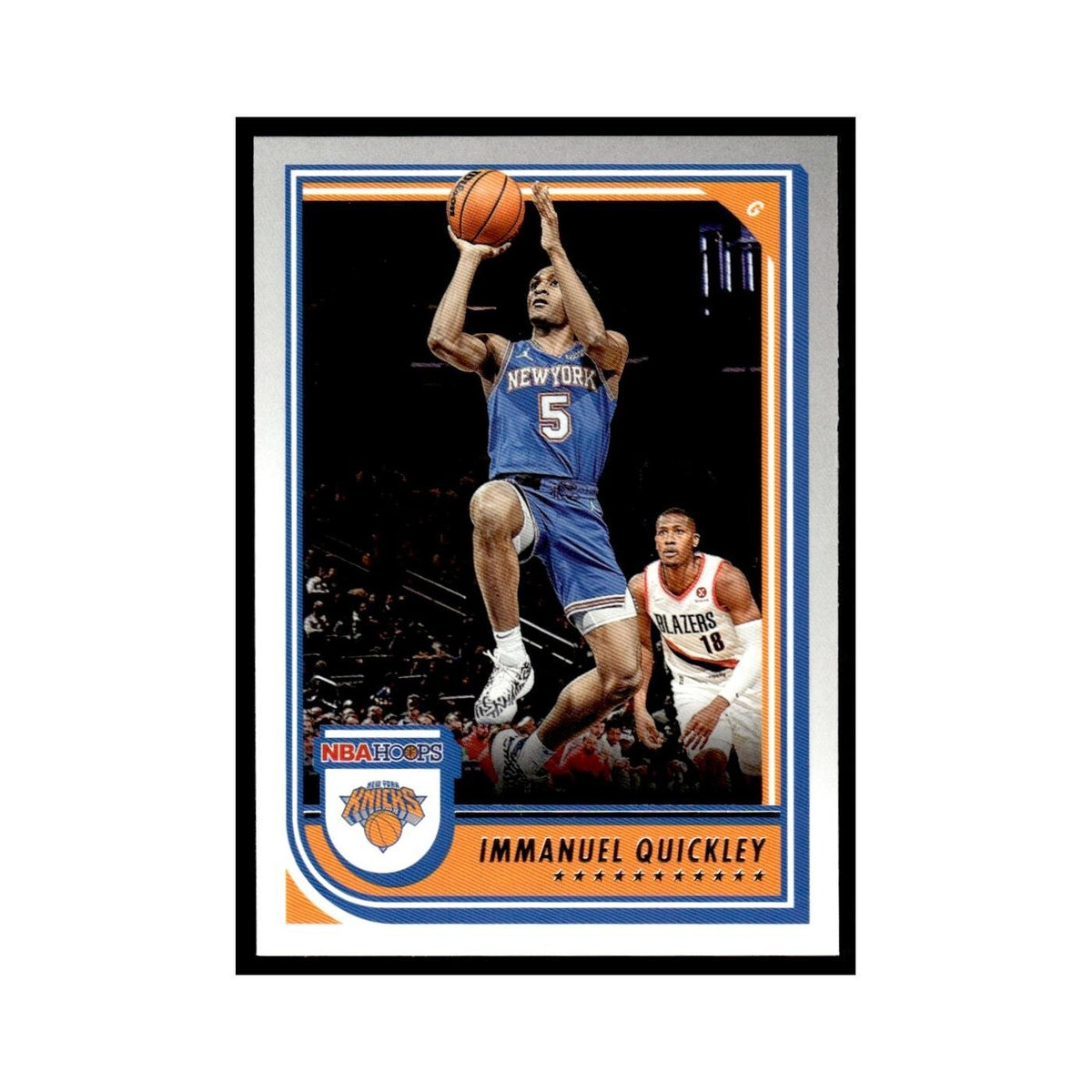 Immanuel Quickley 2022 NBA Hoops #28 New York Knicks Basketball Card NM