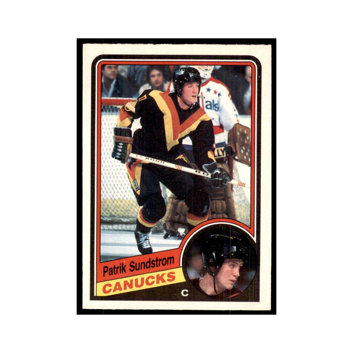 1984 O-Pee-Chee Patrik Sundstrom Vancouver Canucks #331