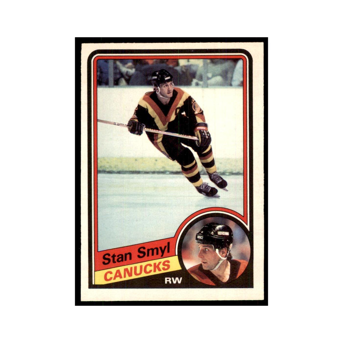 1984 O-Pee-Chee Stan Smyl Vancouver Canucks #330
