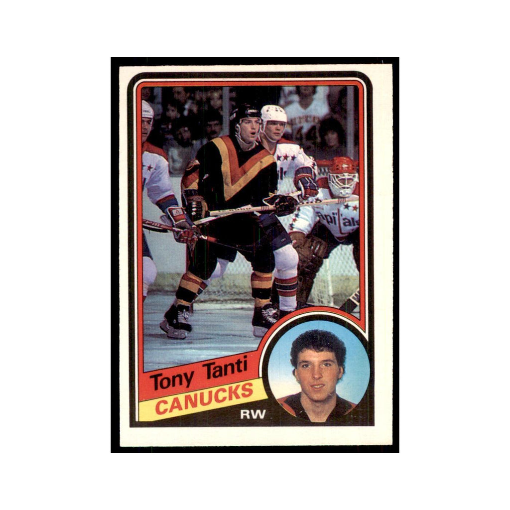 1984 O-Pee-Chee Tony Tanti Vancouver Canucks #332