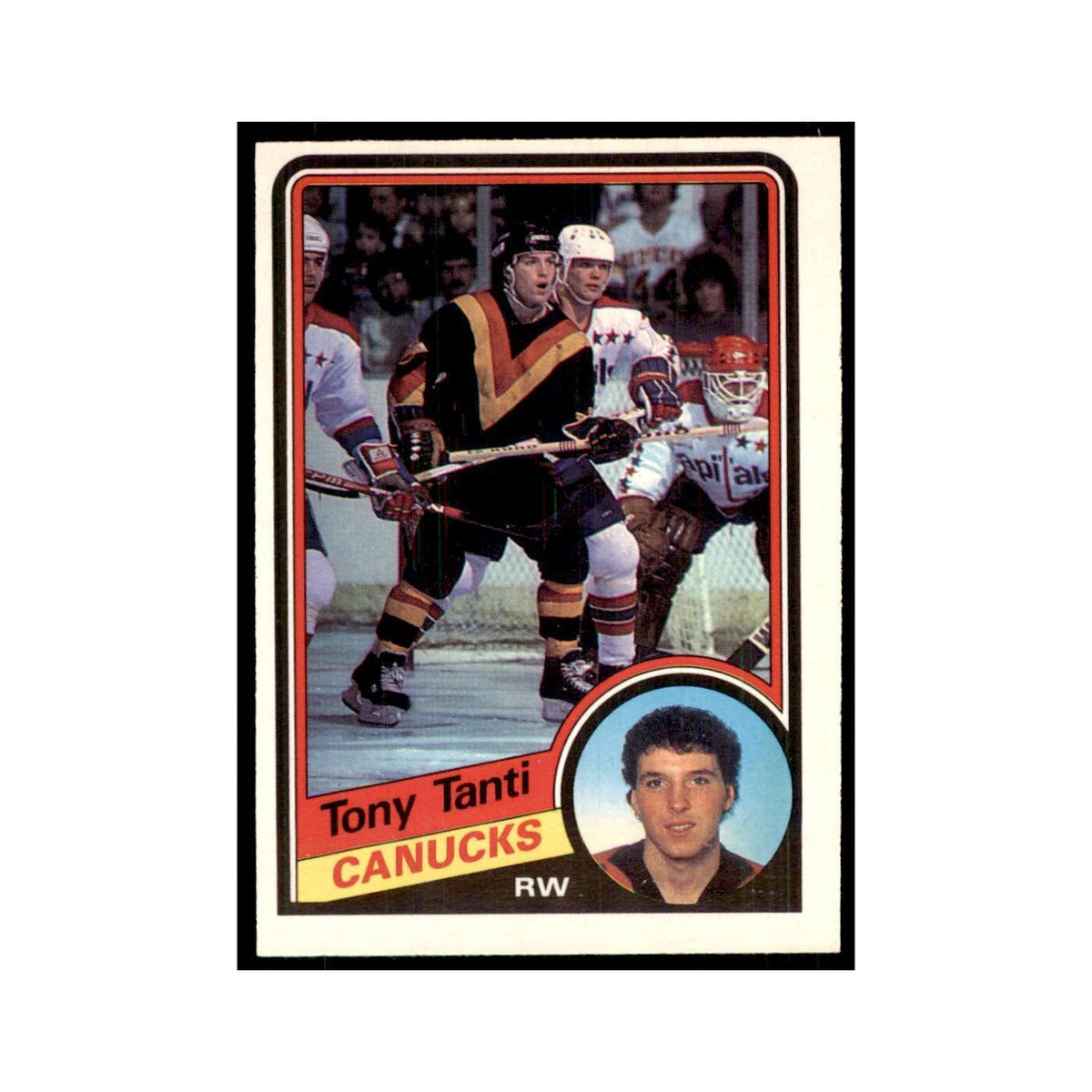 1984 O-Pee-Chee Tony Tanti Vancouver Canucks #332