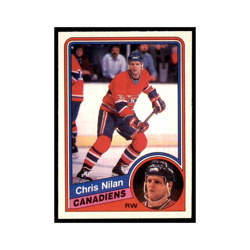 1984 O-Pee-Chee Chris Nilan Montreal Canadiens #268