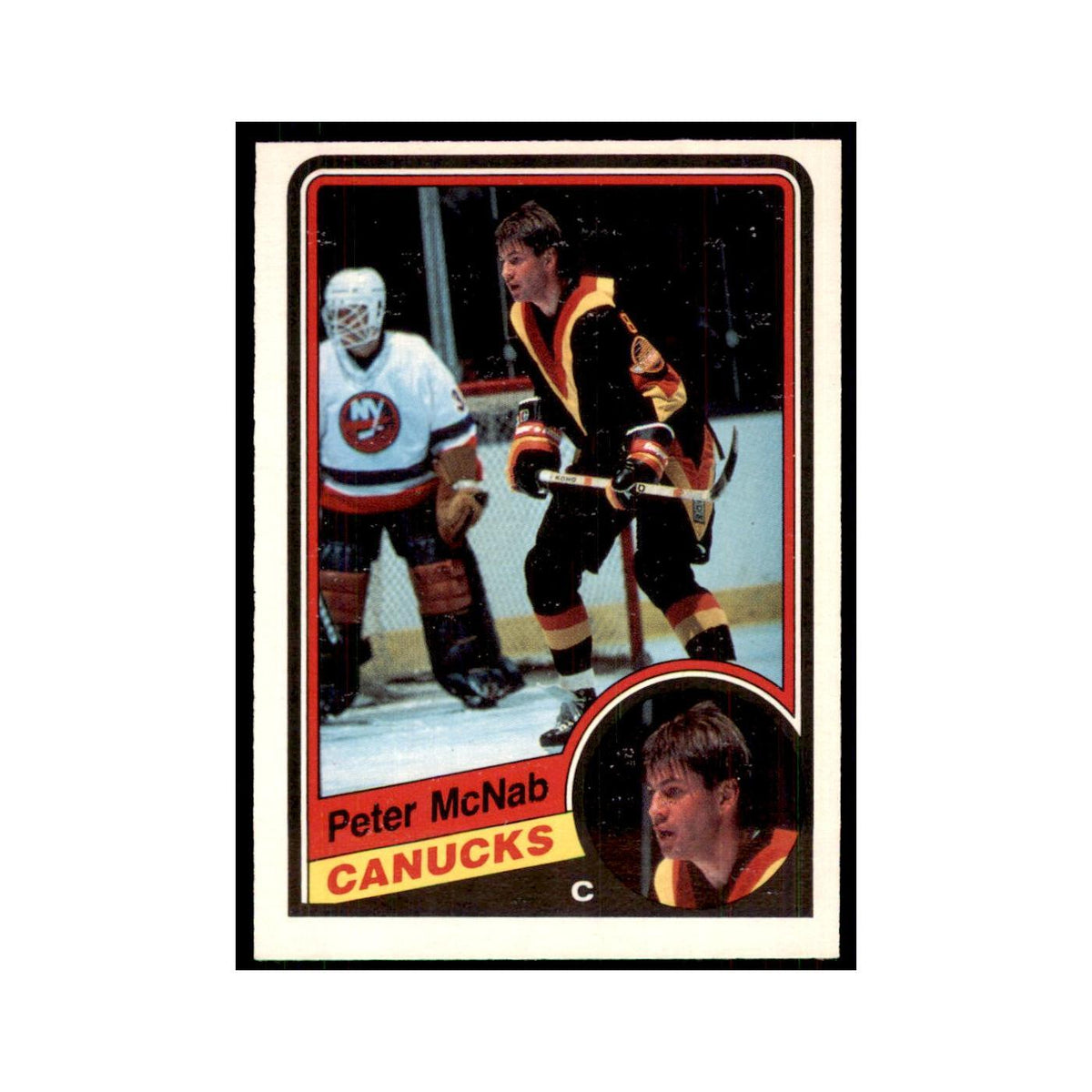 1984 O-Pee-Chee Peter McNab Vancouver Canucks #326