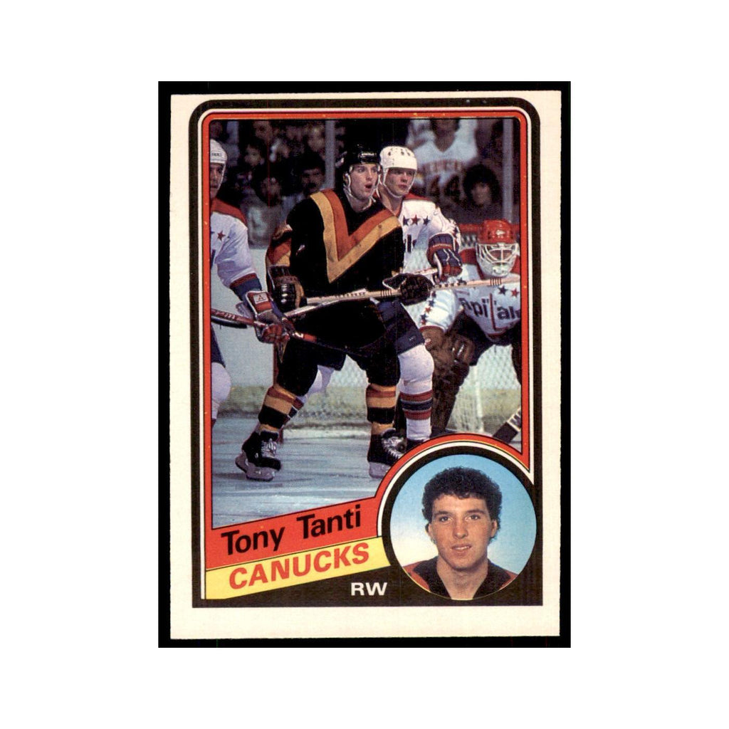 1984 O-Pee-Chee Tony Tanti Vancouver Canucks #332