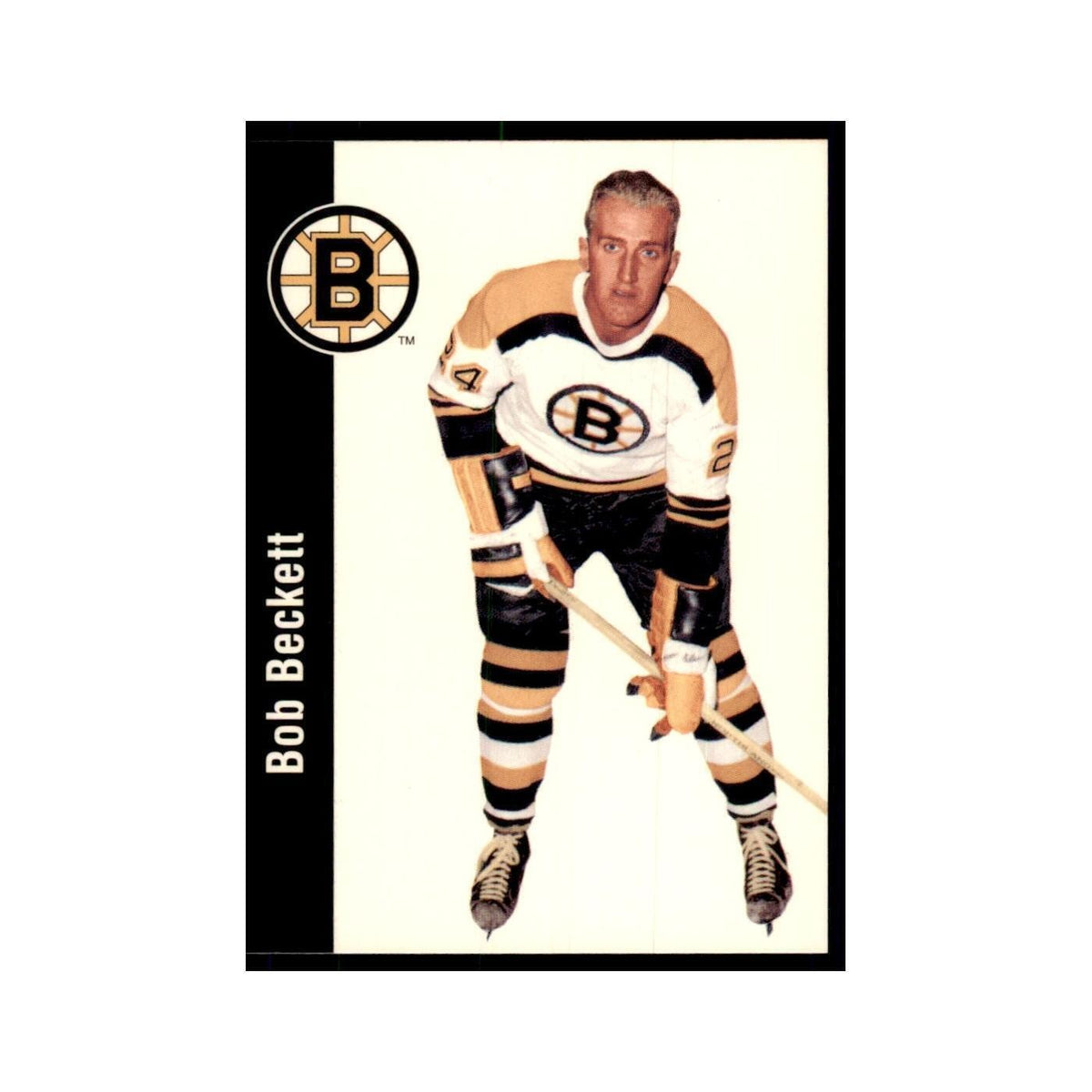 1994 Parkhurst Missing Link 1956-57 Bob Beckett RC Boston Bruins #13