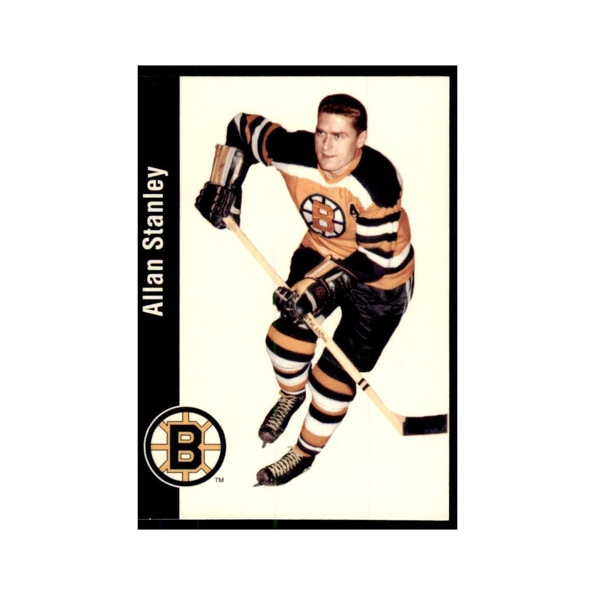 1994 Parkhurst Missing Link 1956-57 Allan Stanley RC Boston Bruins #20