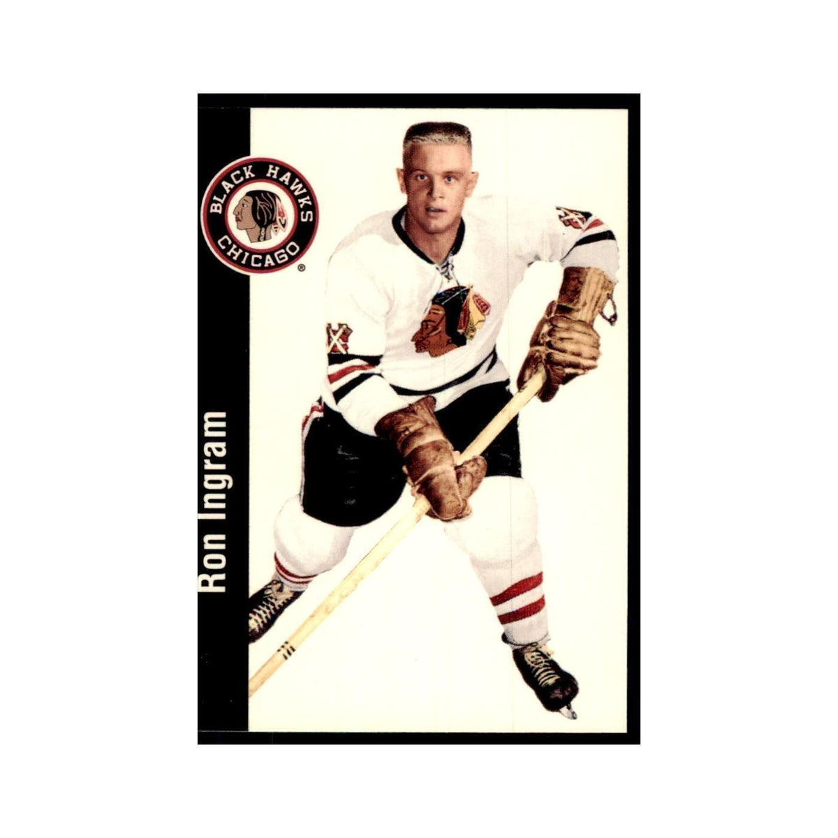 1994 Parkhurst Missing Link 1956-57 Ron Ingram Chicago Blackhawks #33