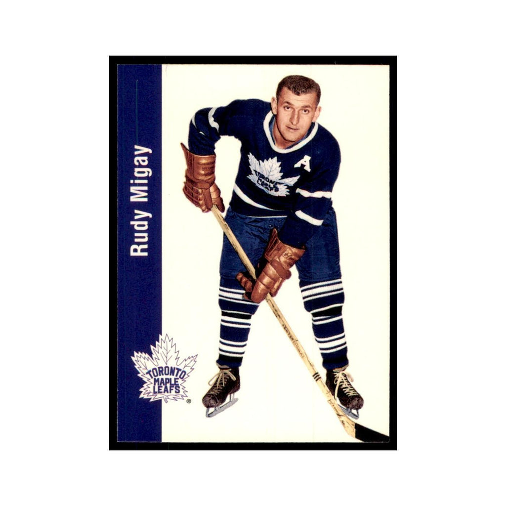 1994 Parkhurst Missing Link 1956-57 Rudy Migay Toronto Maple Leafs #111
