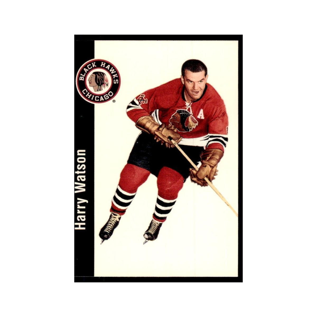 1994 Parkhurst Missing Link 1956-57 Harry Watson RC Chicago Blackhawks #36