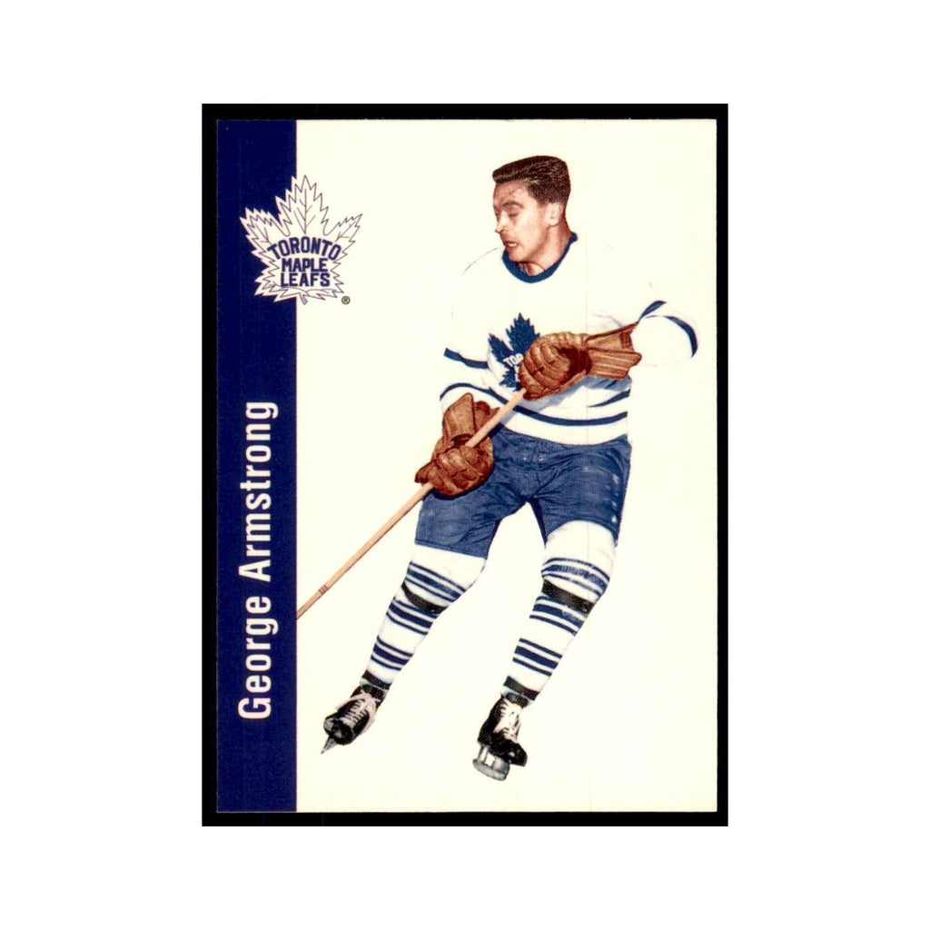 1994 Parkhurst Missing Link 1956-57 George Armstrong Toronto Maple Leafs #125