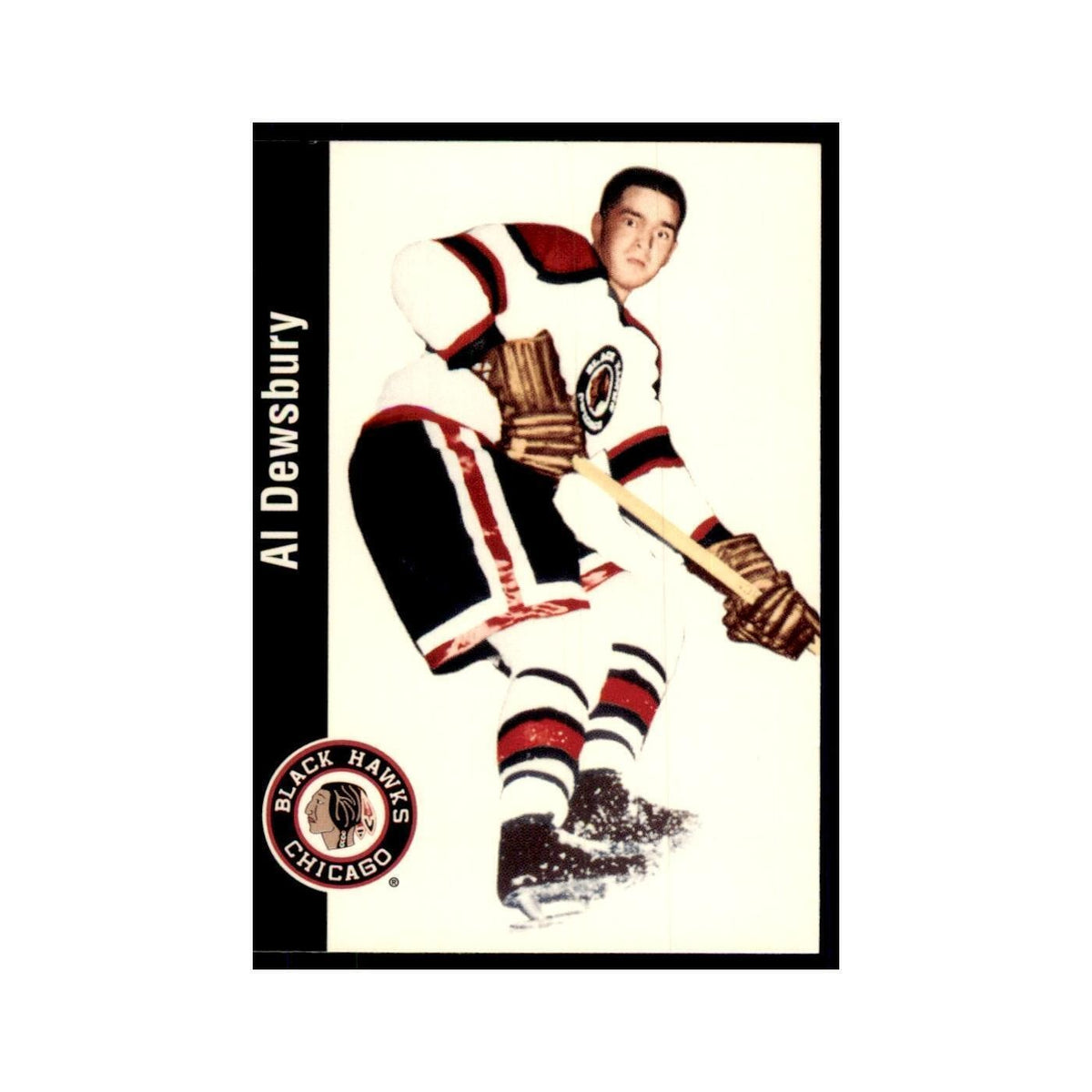 1994 Parkhurst Missing Link 1956-57 Al Dewsbury Chicago Blackhawks #22