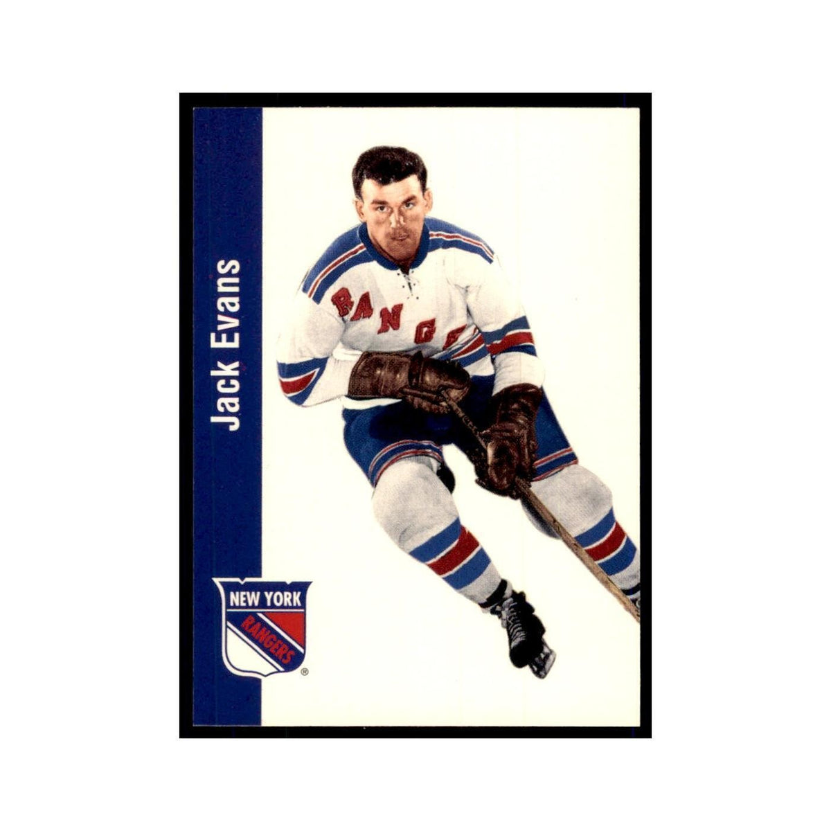 1994 Parkhurst Missing Link 1956-57 Jack Evans New York Rangers #101
