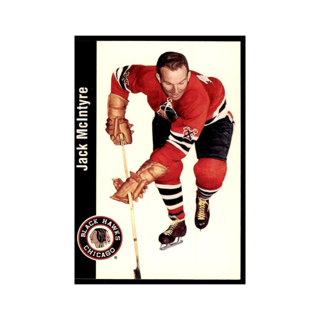1994 Parkhurst Missing Link 1956-57 Jack McIntyre Chicago Blackhawks #27