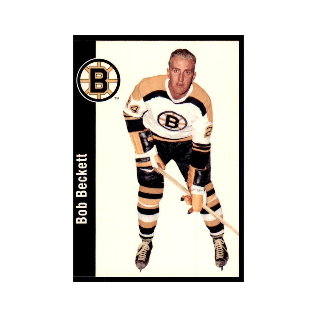 1994 Parkhurst Missing Link 1956-57 Bob Beckett RC Boston Bruins #13