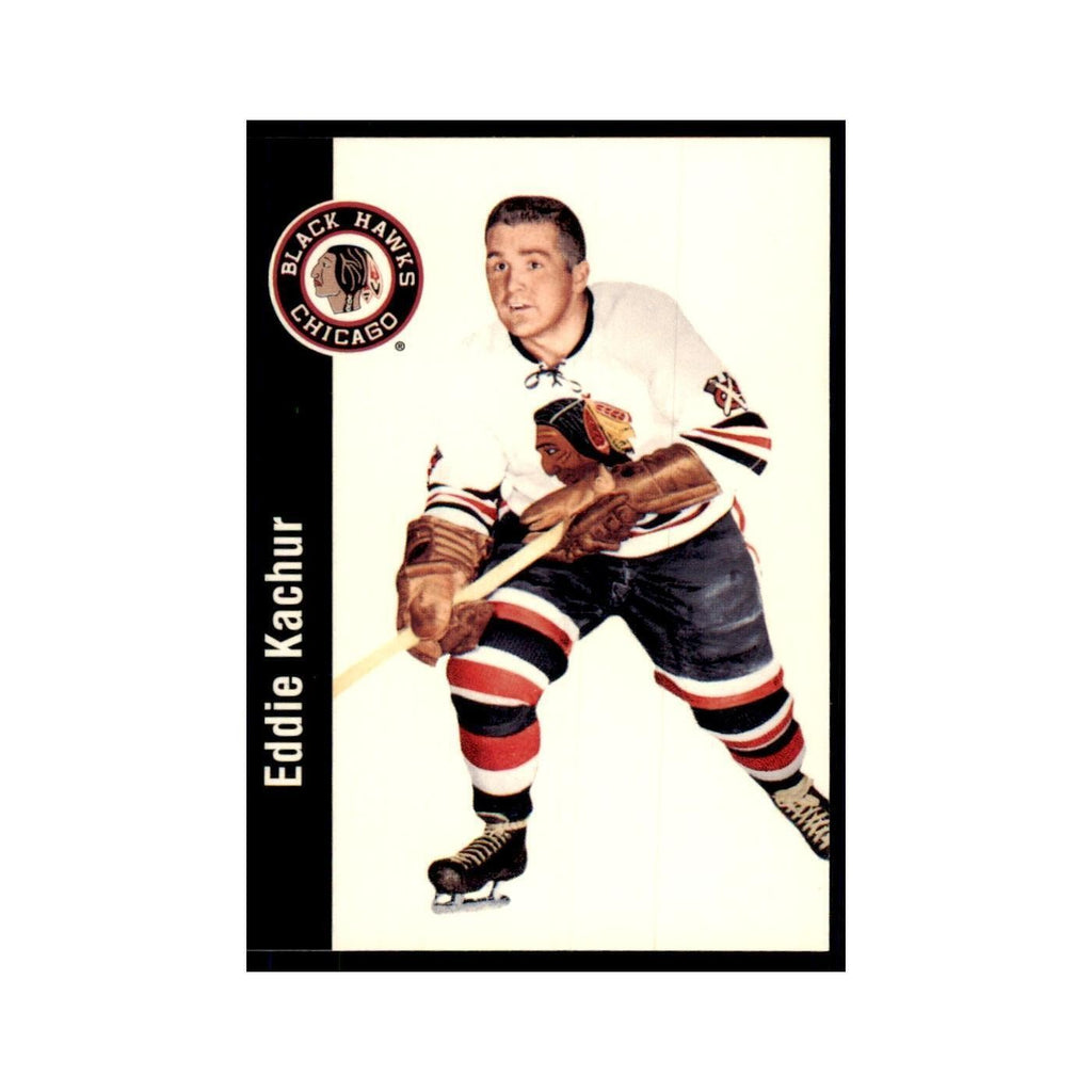 1994 Parkhurst Missing Link 1956-57 Eddie Kachur RC Chicago Blackhawks #37