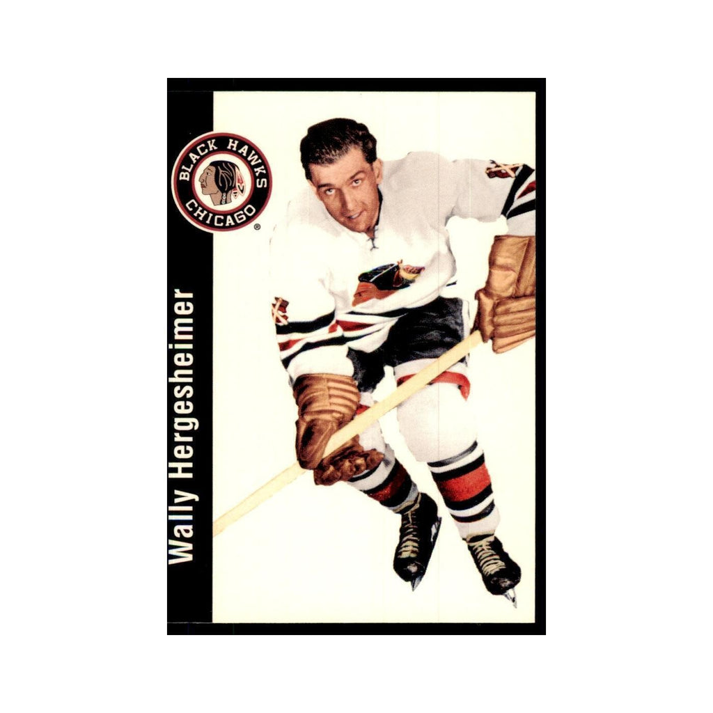 1994 Parkhurst Missing Link 1956-57 Wally Hergesheimer Chicago Blackhawks #26