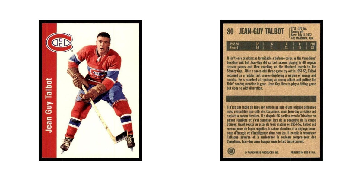 1994 Parkhurst Missing Link 1956-57 Jean-Guy Talbot Montreal Canadiens #80