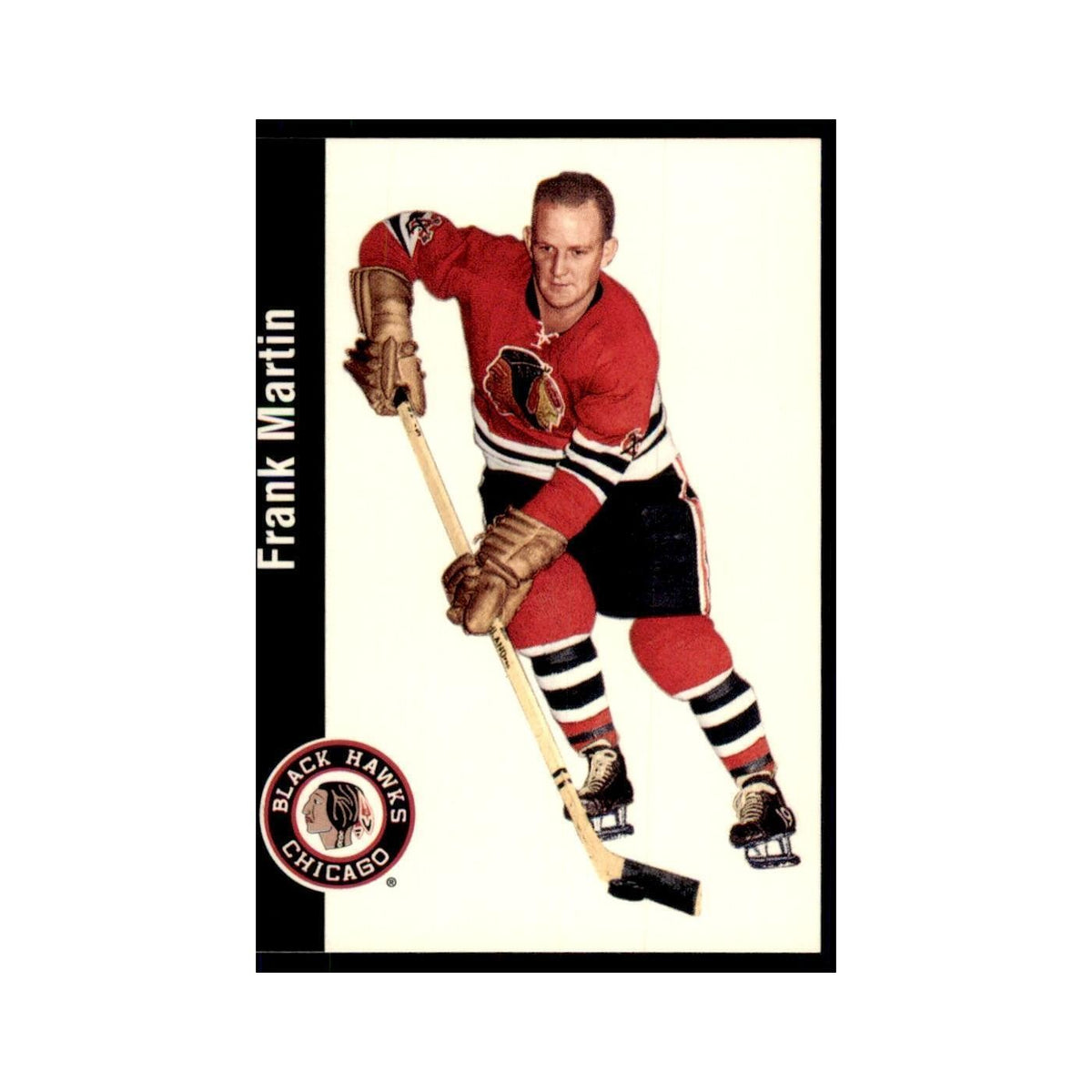 1994 Parkhurst Missing Link 1956-57 Frank Martin Chicago Blackhawks #34