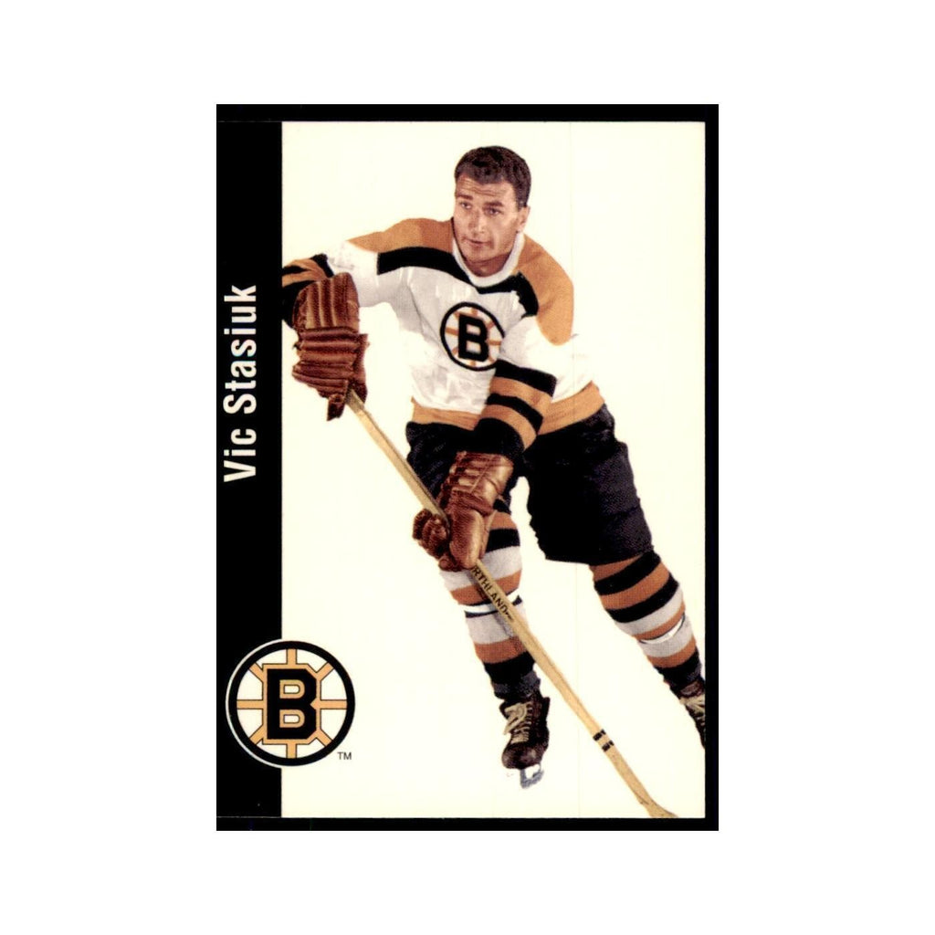 1994 Parkhurst Missing Link 1956-57 Vic Stasiuk Boston Bruins #9